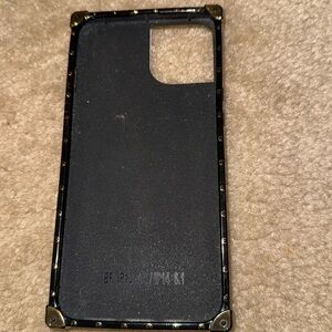 iPhone 14 black/ gold astronaut case